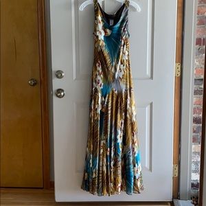 Hawaiian maxi dress